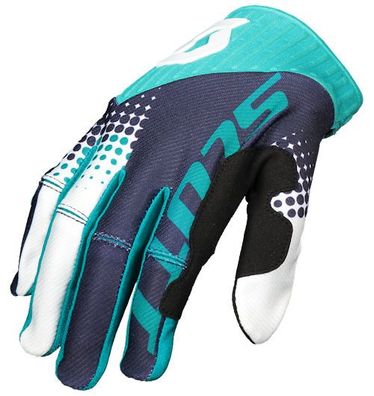 SCOTT 450 Angled Handschuhe, Blau-Blau, L / 10