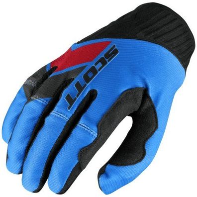SCOTT 450 Podium Handschuhe, Blau-Rot, XXL / 12