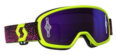 SCOTT Buzz MX Pro Damen-Brille , Gelb-Pink / Purple Chrom WORKS