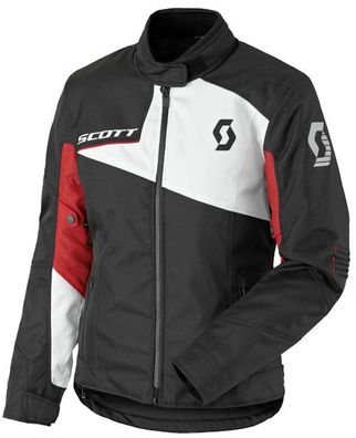 SCOTT Sport Pro DP Damen-Textiljacke, Schwarz-Rot, DL / 40