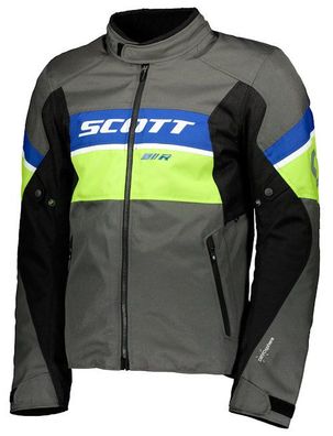SCOTT SportR DP Textiljacke, Dunkelgrau-Neongelb, L / 52