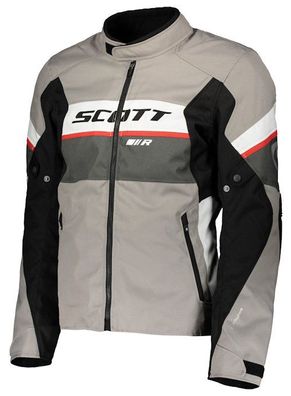 SCOTT SportR DP Textiljacke, Grau-Weiss, L / 52