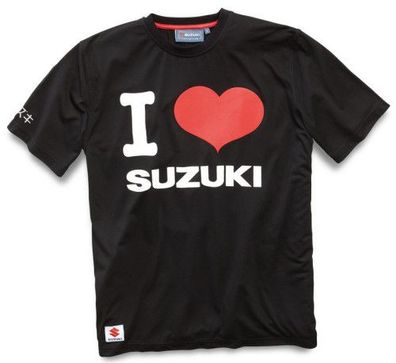 SUZUKI Original I love SUZUKI T-Shirt, Schwarz, XL