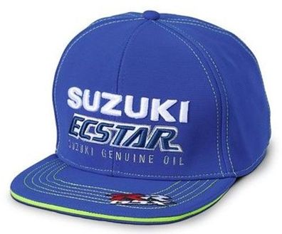 SUZUKI Original MotoGP Team Flat Cap, Blau-Gelb