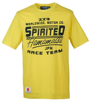 SUZUKI Original Spirited T-Shirt, Gelb, XL