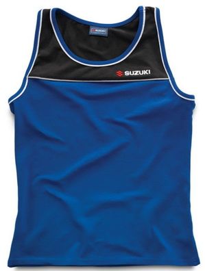 SUZUKI Original Team Damen-Tanktop, Schwarz-Blau, XL