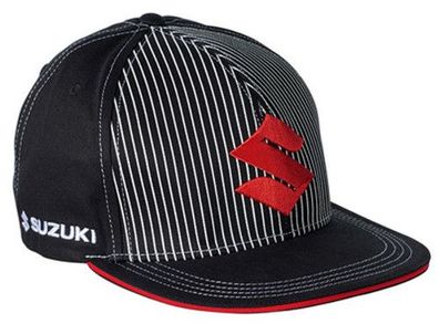 SUZUKI Original Team Flat Baseball-Cap, Schwarz, L / 58 cm