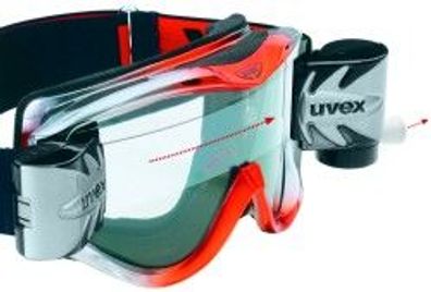 UVEX Einzelscheibe, Klar, inklusive Roll-Off-System, fér Uvision Brille