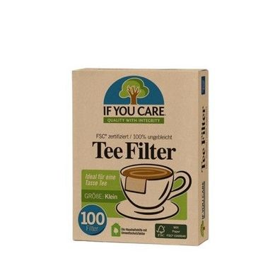 If You Care nachhaltige Teefilter (klein) für eine Tasse