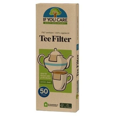 If You Care nachhaltige Teefilter (groß) für eine Kanne