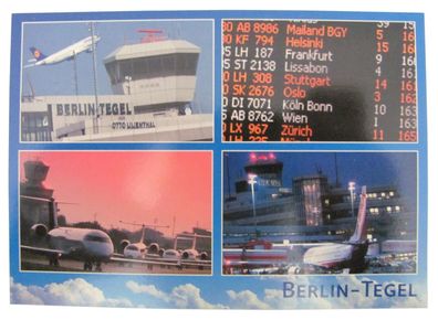 Berlin Tegel Airport - Postkarte von 2004