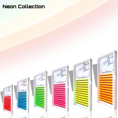 Neon Farbige Wimpern-Volumen Wimpern0.07-Color Lashes für Wimpernverlängerung