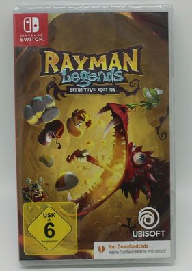 Rayman Legends - Def. Edition Nur Downloadcode- Nintendo Switch NEU - KG200 7942