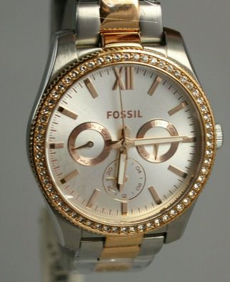 Fossil Orologio ES4373 Damenchronograph Damenuhr silber