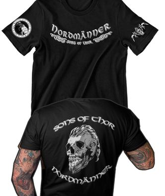 Nordmänner Sons of Thor Wodan Göttervater Odin Shirt T-Shirt Vikings #NSoT -