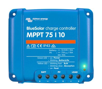 Victron MPPT 75/10 BlueSolar Solar Laderegler 10A