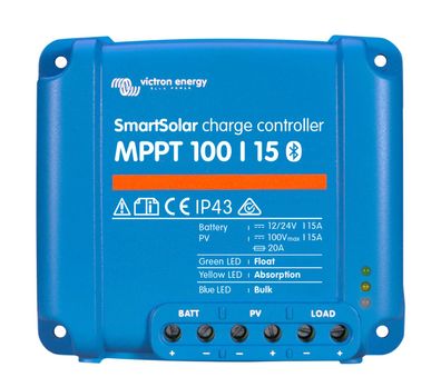 Victron SmartSolar MPPT 100/15 Bluetooth integriert Solar Laderegler