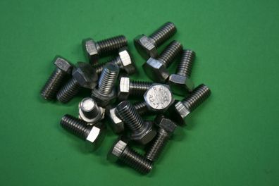 Sechskantschrauben, Gewindeschrauben, Größe (M) 8, DIN 933 Rostfreier Stahl