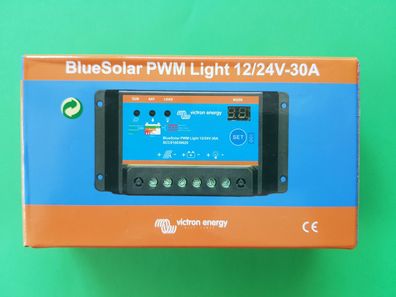 Victron BlueSolar PWM-Light 12V 24V 30A Solar Laderegler Garten Wohnmobil