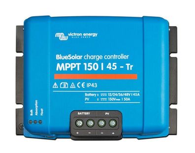 Solar Laderegler Victron BlueSolar MPPT 150/45 Tr 12/24/36/48V-45A