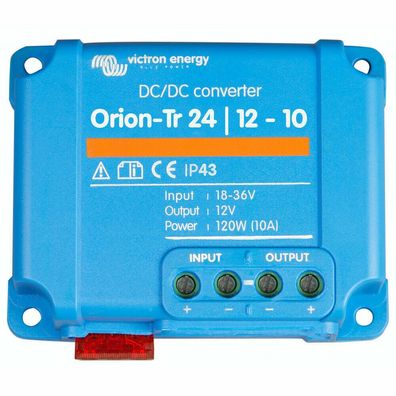 Victron Orion-Tr 24/12-10 (120W) DCDC Wandler Step Konverter 24V auf 12V