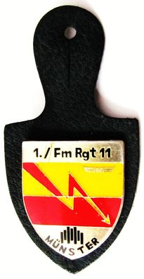 Bundeswehr - 1.-Fm Rgt 11 Münster - Anstecker 36 x 31 mm