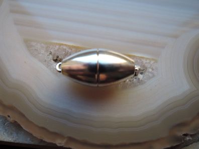 Magnetverschluß 925er Silber glänzend Magnetschließe Basteln Kette Armband