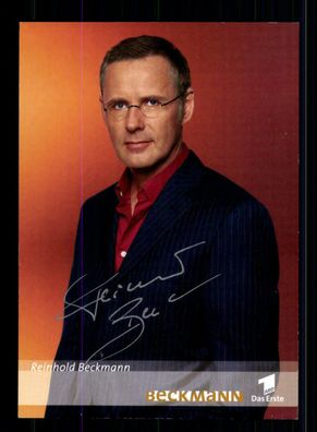 Reinhold Beckmann ARD Sportschau Autogrammkarte Original Signiert ## BC 185431