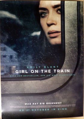Girl on the Train - Original Kinoplakat A0 - Emily Blunt Rebecca Ferguson- Filmposter