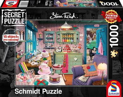 Schmidt 59653 Puzzle 1000 Teile Großmutters Stube 69.30 x 49.30 cm