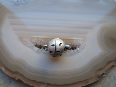 Magnetverschluß 925er Silber matt Magnetschließe Basteln Kette Armband 1