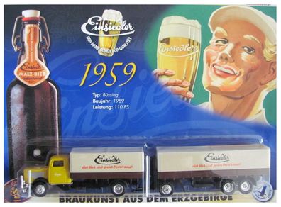 Einsiedler Brauerei Nr.23 - Zeitreise 1959 - Büssing - Hängerzug Oldie