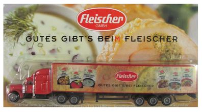 Fleischer GmbH Nr. - Gutes gibt´s bei Fleischer - Peterbilt 378 - US Sattelzug