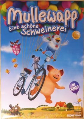 Mullewapp - Eine schöne Schweinerei - Original Kinoplakat A0 - Filmposter