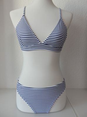 Cupshe Bikini Sommer Streifen-Muster Gr. S neu