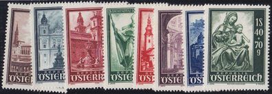 Österreich Austria [1947] MiNr 0885-92 ( * / mh )