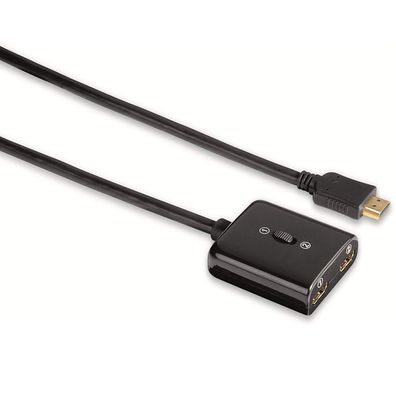 Thomson HDMIUmschalter Verteiler Splitter 1 > 2 FullHD 1080p Kabel Adapter TV