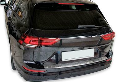 Ladekantenschutz Edelstahl matt für VW Golf 8 Variant | BJ ab 2020> | Abkantung