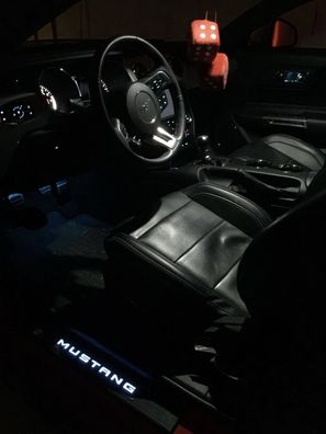 Led Innenraum + Kofferraumbeleuchtung pink für Ford Mustang 6 Bj.2015-2020
