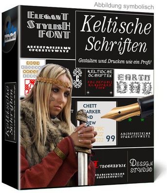 Keltische Schriften - Fonts - Schriftarten - PC - Windows - Download - ESD
