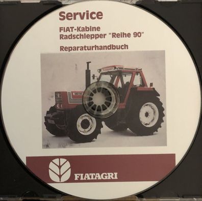 Reparatur Handbuch für die Kabine der Fiat Radschlepper Reihe 90