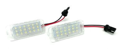 LED Kennzeichenbeleuchtung SET Nummernschildbeleuchtung Lampen R/ L weiß für Ford