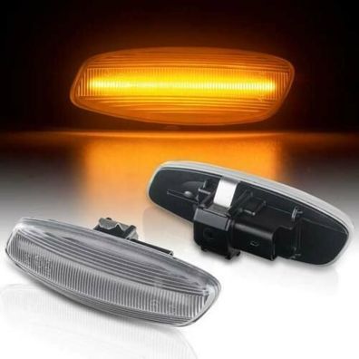LED Seitenblinker für DS3 | DS3 Cabrio | DS4 | DS4 Crossback | Klarglas 7608