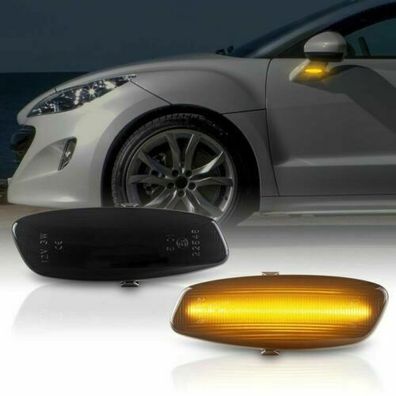 LED Seitenblinker für DS3 | DS3 Cabrio | DS4 | DS4 Crossback | Schwarz 7608-1
