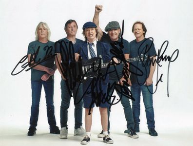AC/ DC Autogramm Großfoto