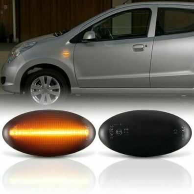 LED Seitenblinker für Opel Agila B | BJ 2008 - 2014 | Schwarz [71903-1]