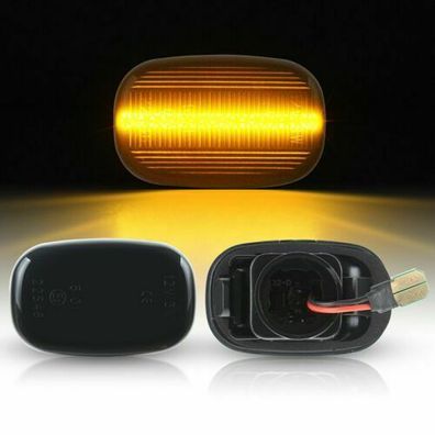LED Seitenblinker für TOYOTA Corolla | Typ E10 | E11 | E12 | Schwarz 7732-1