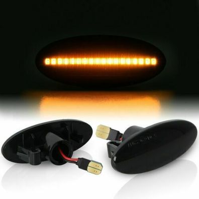 LED Seitenblinker schwarz für NISSAN Juke F15; Micra; K12 + K13; Note 11 [7810-1