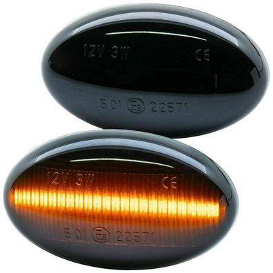 LED Seitenblinker schwarz für SMART Fortwo | Typ 450 452 | BJ 1998-2007 [7233-1]