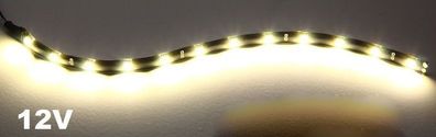 LED- Leiste Balken Lichtleiste Warmweiss 12V 30cm -12 x 5050 SMD- selbstklebend